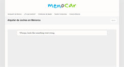 Desktop Screenshot of menocar.com