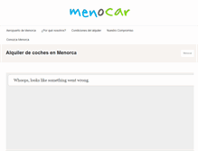 Tablet Screenshot of menocar.com