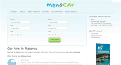 Desktop Screenshot of menocar.co.uk