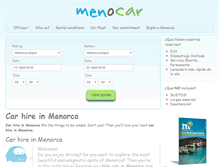 Tablet Screenshot of menocar.co.uk