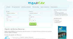Desktop Screenshot of menocar.es