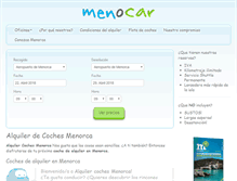 Tablet Screenshot of menocar.es